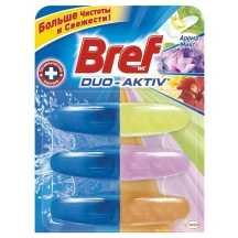 Освіжувач для туалету  BREF DUO-AKTIV рефіл 2+1 запаска — фото 2