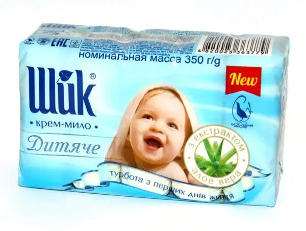 Мило-крем ШИК дитяче 5 штук х 70 г, Екопак NEV, асорті — фото 2