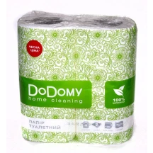 Туалетний папір DoDomy 2 шари, 4 штуки в упаковці 18,08