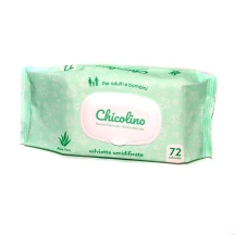 Серветки вологі CHICOLINO 72 штуки, асорті