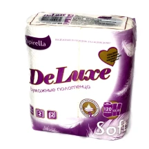 Рушники паперові PAPIRELLA DELUXE 2 шарові 2 штуки (120 відривів)