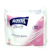Ватні палички NOVAX 100 штук в пакеті