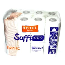 Туалетний папір SoffiPRO BASIC 2 шари 24 штуки в упаковці