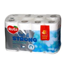 Рушники паперові Ruta Soft Strong 3 шари 8 штук