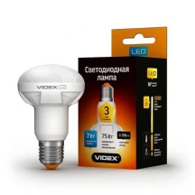 Електролампа Videx led r63 7w e27 4100k 220v (292120) VL-R63-07274