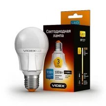 Електролампа Videx led a60 11w e27 3000k 220v VL-A60-11273