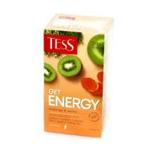 Чай Тесс  Get Energy 1,5 г х 20 пакетів, з ароматом ківі і жасмину
