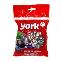 Губка для посуду YORK MEGA металева 1 штука 002030