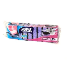 Губка для посуду NOVAX PLUS COMBI 10 штук