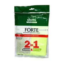 Серветка з мікрофібри DOMI FORTE універсальна 35 х 35 см, 1 штука 9512