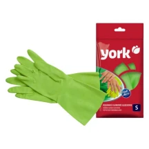 Рукавиці гумові YORK з алоє ромір: L, M, S 092160