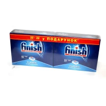 Таблетки FINISH POWERBALL CLASSIC для посудомийних машин 32  штуки