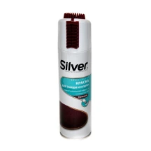 Спрей фарба відновник SILVER для замші і нубука 250 мл, бордовий