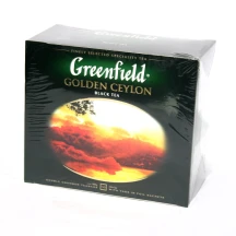 Чай Greenfield Golden Ceylon чорний 50 пакетів х 2 г