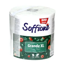 Рушники паперові Soffione Grande XL 2 шарові 500 відривів