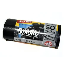 Пакети для сміття Stark 60л/20 штук  strong міцні