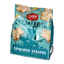 Пряники заварні "Ведмедики" 240 г у цукровій глазурі