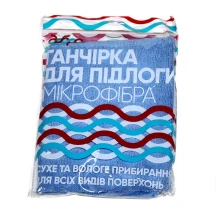 Ганчірка для підлоги "Добра Господарочка" з мікрофібри, розмір 50 х 60 см