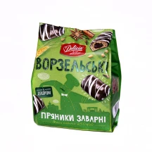 Пряники заварні "Ворзельські" з декором 250 г, Деліція