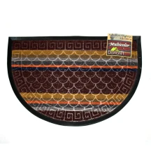 Килимок придверний ТМ Dariana Multicolor з кромкою і візерунком 40 х 60 см ( півколо) 1000006068,69,70