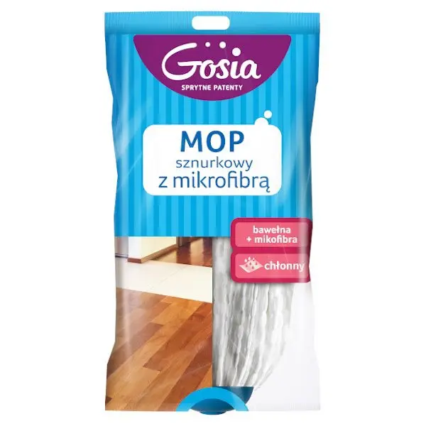 Запаска до швабри МОП Gosia мікрофібра (нижня частина) 4187/7471 — фото 2