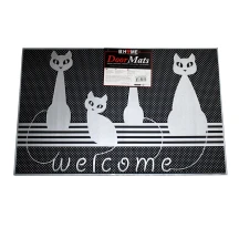 Килимок придверний B`Home Cat ПВХ 45 х70 см В109