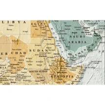 Карта мира - политическая World Politikal map, М1 : 34 500 000, 88 х 60 см, английский, бумага, план — фото 2