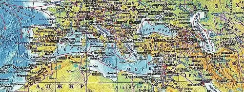Карта світу - загальногеографічна М1 : 22000000, 160 х 110 см, картон, ламінація, планки, українська — фото 2