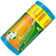 Пакети для сміття FN МЖ 35л 50 штук, 31 х 36 см
