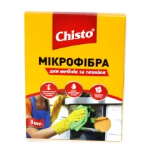 Серветка з мікрофібри ЧИСТО для меблів, аудіо- та відеотехніки 43970