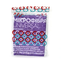 Серветка з мікрофібри ДОБРА ГОСПОДАРОЧКА універсальна 30х30 см 02234