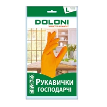 Рукавиці господарські латексні Doloni L