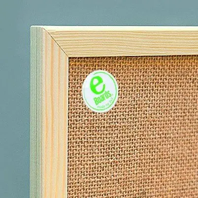 Дошка 2х3 джутова 30 х 40 см в дерев'яній рамці ECO TJ34/C — фото 2