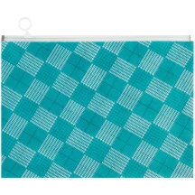 Папка Axent A4+ на блискавці zip-lock, пластик, Tartan Green 1497-18-A