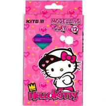 Крейда кольорова Kite, 12 штук, 6 кольорів, L=8 см; d= 9 мм, картонна коробка HK21-075