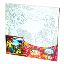 Набір для дитячої творчості Danko Toys "Розпис на полотні" розмір полотна 31 х 31 см РХ-05-01...10 — фото 3