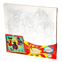 Набір для дитячої творчості Danko Toys "Розпис на полотні" розмір полотна 31 х 31 см РХ-05-01...10 — фото 4
