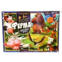 Гра велика настільна Danko toys "Ферма Люкс" 6+ G-FL-01-01