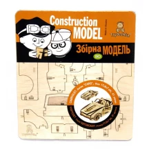 Конструктор 3D Trydeshka Збірна модель Кабріолет серія Автомобілі, 17 х 9 х 7 см, 41 деталя, 6+ 3DA-004