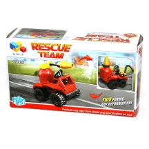 Конструктор Rescue team 2 в 1, 24 деталі, 6+ 21009