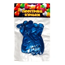 Повітряні кульки Tiki 12" перламутрові сині, 10 штук в упаковці ТК-53425,27 — фото 2