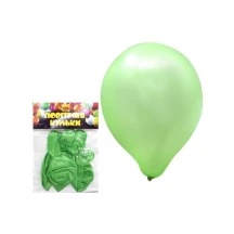Повітряні кульки Tiki 12" перламутрові салатові, 10 штук в упаковці ТК-53429