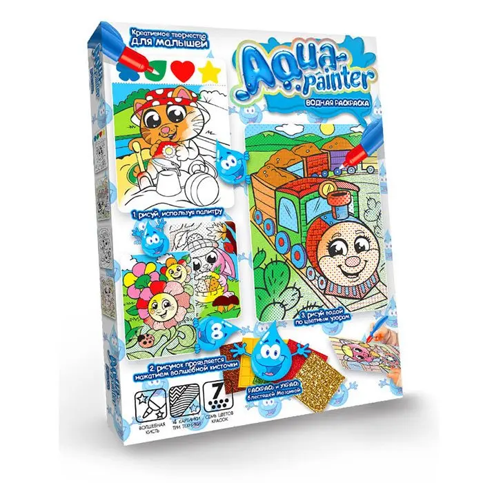 Набір креативної творчості Danko Toys "Aqua Painter" AQP-01,02,03,04..U — фото 3