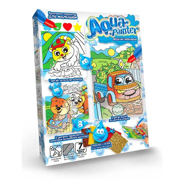 Набір креативної творчості Danko Toys "Aqua Painter" AQP-01,02,03,04..U — фото 4