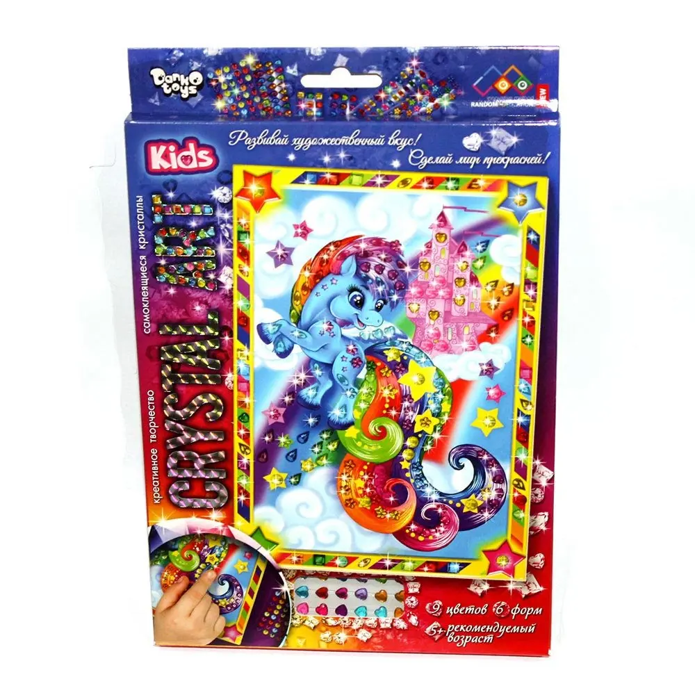 Набір креативної творчості Danko Toys "Crystal Art Kids" CArt-01-01...10 — фото 4