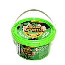 Слайм Danko Toys "Stretch Sand", мега розтяжка, 400 г, пластикове відерце, колір асорті STS-02-01U — фото 2