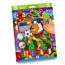 Набір кретивної творчості Danko Toys "SandArt", фреска з кольорового піску 4+ SA-01-01...10