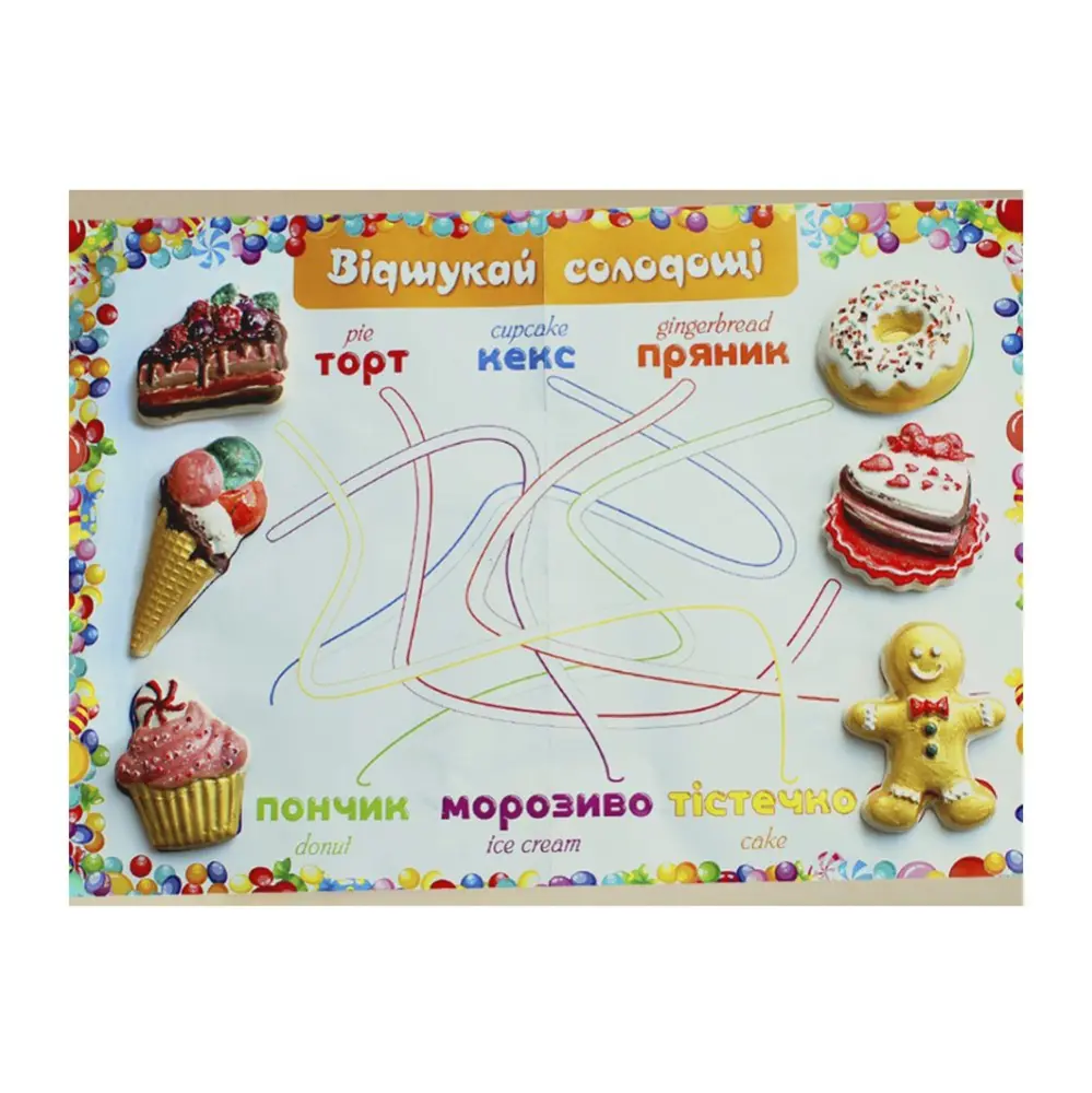 Набір Zirka Кондитерська лавка. Гіпсова розмальовка на магнітах 5+ 92652 — фото 6