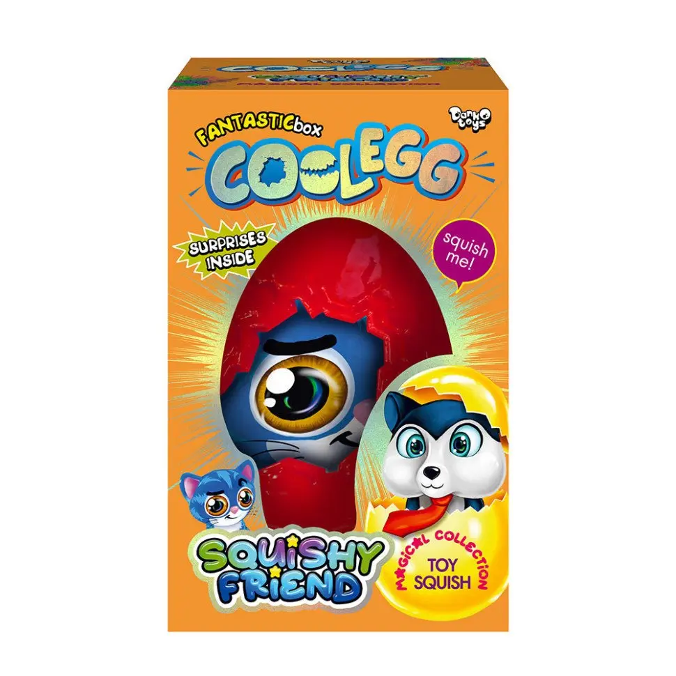 Набір креативної творчості Danko Toys "Cool Egg" яйце мале, 3+ CE-02-02,03 — фото 2
