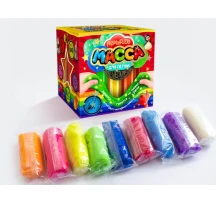 Набір креативної творчості Danko Toys "Маса для ліплення Master Do" 9 кольорів з блискитками 3+ MMD-01-01...09 — фото 8